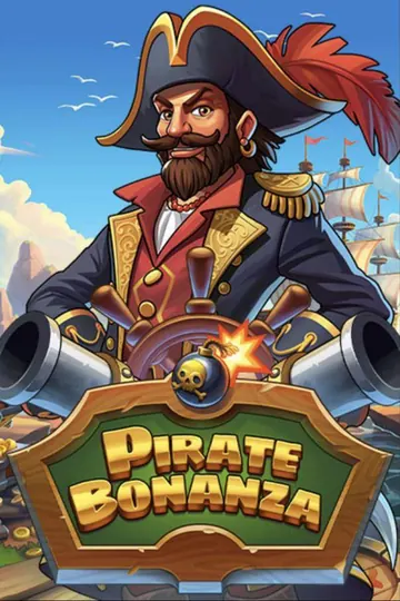 Pirate Bonanza slot cover, free spins of the welcome pack step